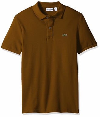 brown lacoste polo shirt