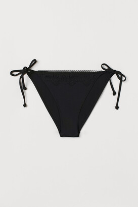 H&M Tie tanga bikini bottoms