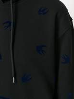 Thumbnail for your product : McQ swallow print hoodie