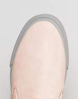 Thumbnail for your product : ASOS Slip On Plimsolls In Pink With Grey Sole