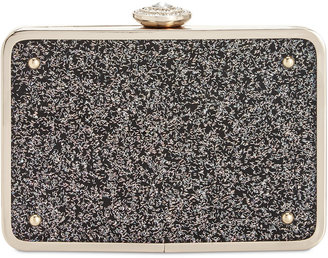 INC International Concepts Black Glitter Clutch, Only at Macy's