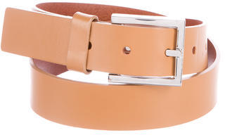 Michael Kors Leather Buckle-Embellished Belt