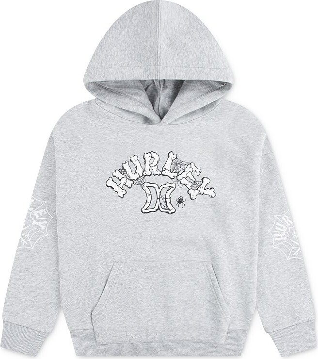 Hurley Boys 8-20 Spider Oversized Graphic Fleece Pullover Hoodie