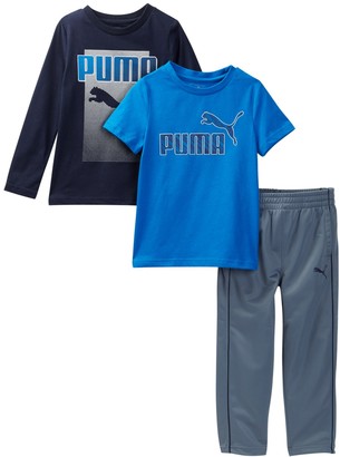 Puma Short Sleeve, Long Sleeve, & Pant Set (Little Boys)