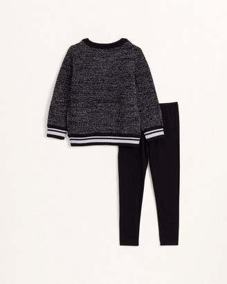 Splendid Little Girl Lurex Sweater Top Set