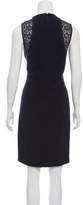 Thumbnail for your product : Stella McCartney Lace Panel Sleeveless Sheath Dress