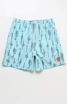 Thumbnail for your product : ambsn Bob Cactus 15" Swim Trunks