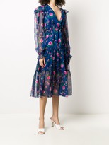 Thumbnail for your product : Philosophy di Lorenzo Serafini Floral Tiered Midi Dress