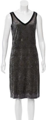 Jean Paul Gaultier Velvet Patterned Dress