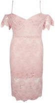 Thumbnail for your product : boohoo Plus Corded Lace Midi Dress