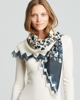 Thumbnail for your product : Tory Burch Art Nouveau Floral Heart Scarf