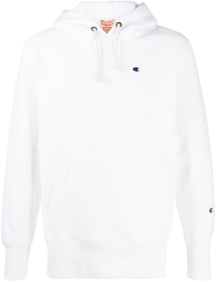 all white champion sweatshirt
