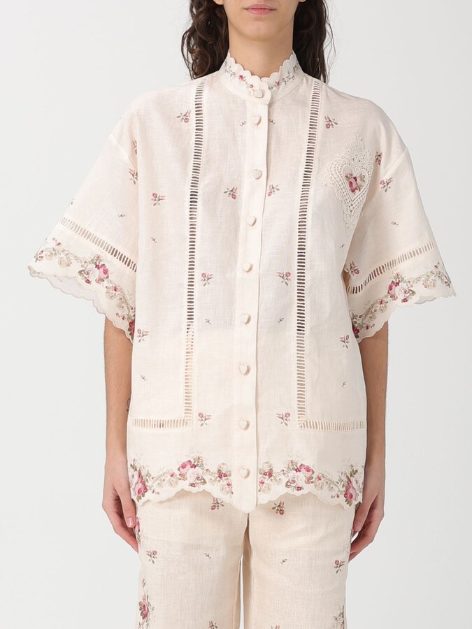 Zimmermann Shirt Woman color Beige