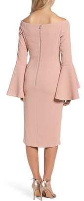 Bardot 'Solange' Off the Shoulder Midi Dress