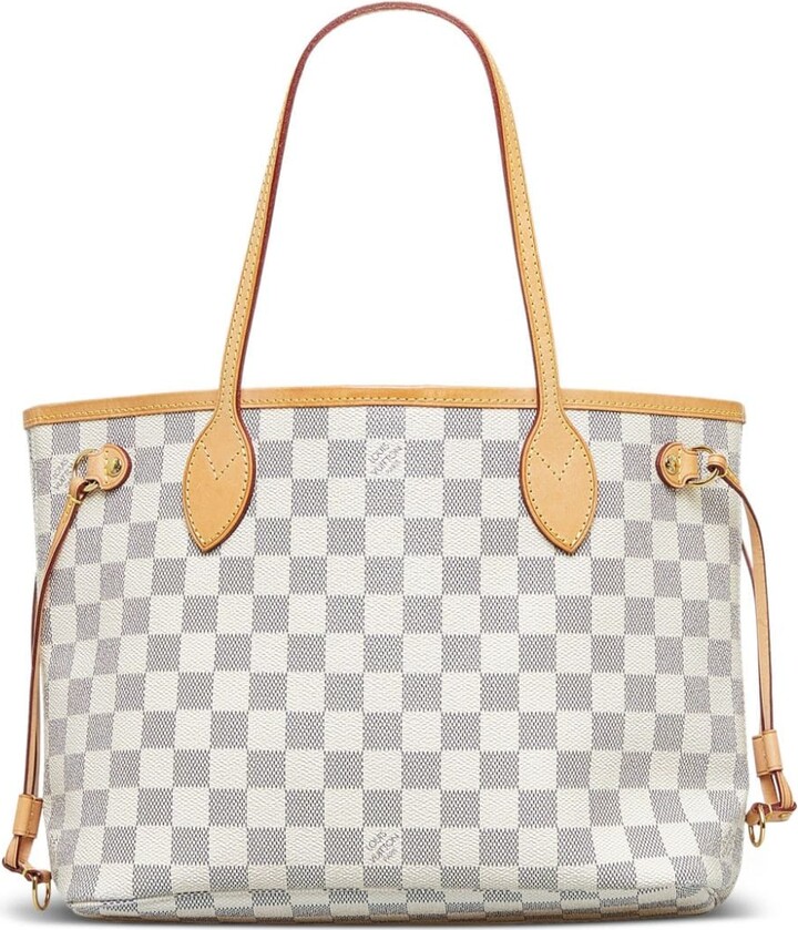 Pre-Owned Louis Vuitton Neverfull Damier Azur PM Tote Bag