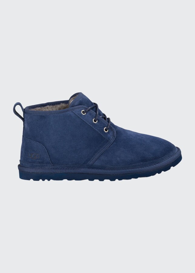 navy blue man uggs