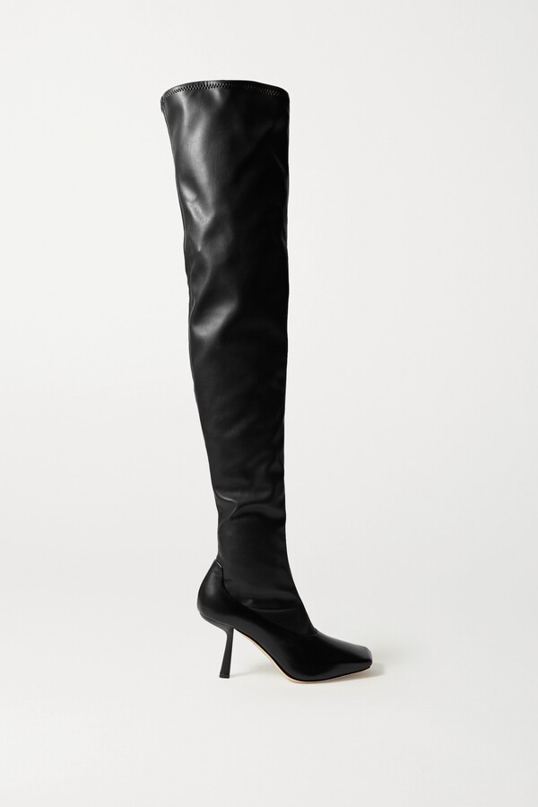elastic knee boots