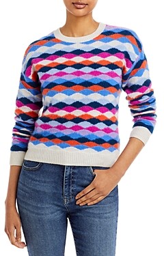 Aqua Multicolored Cashmere Sweater - 100% Exclusive