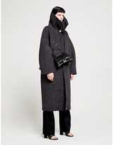 Thumbnail for your product : Balenciaga Incognito checked wool-blend coat
