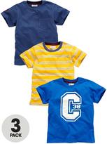 Thumbnail for your product : Ladybird Toddler Boys Collegiate T-shirts (3 pack)