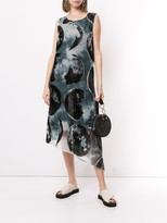 Thumbnail for your product : Y's Moon print sleeveless midi dress