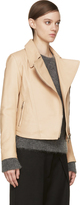Thumbnail for your product : 3.1 Phillip Lim Nude Beige Leather Biker Jacket