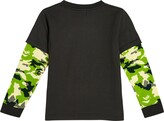 Thumbnail for your product : Bape Kids Woodland Camo Baby Milo® cotton jersey top