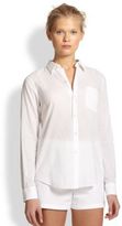 Thumbnail for your product : Theory Sheer Cotton Voile Shirt