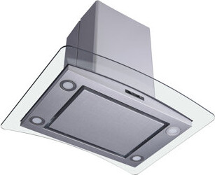 Winflo 36" 400 CFM Convertible Island Range Hood in Stainless Steel With Filter Included