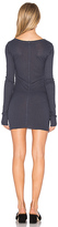 Thumbnail for your product : Enza Costa Cashmere Silk Rib Long Sleeve Crew Top