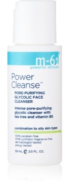 M-61 by Bluemercury Power Cleanse - Travel Size Pore Purifying Glycolic Cleanser, 2 oz