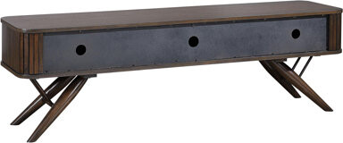 Corrigan Studio Refined Finish - Brookshire Wood 71" TV Stand With ...