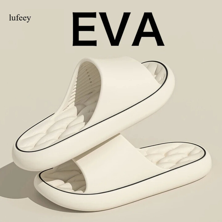 None Super Light Soft Slippers Simple Fashion Slides EVA Elastic Shoes Colorful Sneakers In Door Bathroom Flip Flops