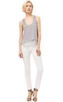 Thumbnail for your product : Rebecca Taylor Embellished Front Silk Tank