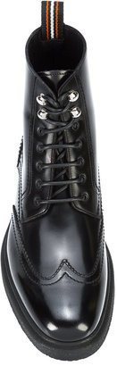 Christian Dior lace up ankle boots