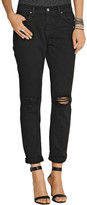 Thumbnail for your product : J Brand Jake Distressed Mid-rise Slim Boyfriend Jeans