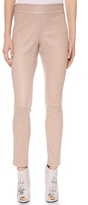 Thumbnail for your product : Kaufman Franco Cotton & Leather Leggings