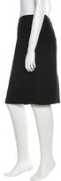 Thumbnail for your product : Alexander McQueen Fitted Knee-Length Skirt