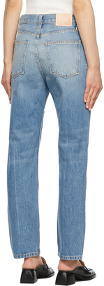 B Sides Blue Arts Straight Patchwork No. 2 Jeans