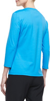 Thumbnail for your product : Lafayette 148 New York 3/4-Sleeve V-Neck Top