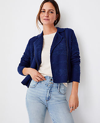 ann taylor sweater jacket