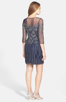 Thumbnail for your product : Pisarro Nights Illusion Yoke Beaded Cocktail Dress