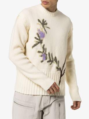Jacquemus Romarin floral-intarsia jumper