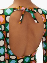 Thumbnail for your product : La DoubleJ Long-sleeved Lucky Charm-print Surf Swimsuit - Multi