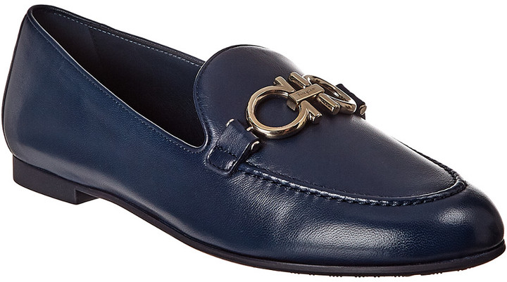 blue ferragamo shoes