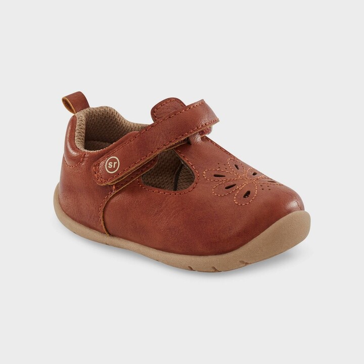 Surprize by Stride Rite Baby Girls' Paloma Mary Jane Sneakers Beige 3