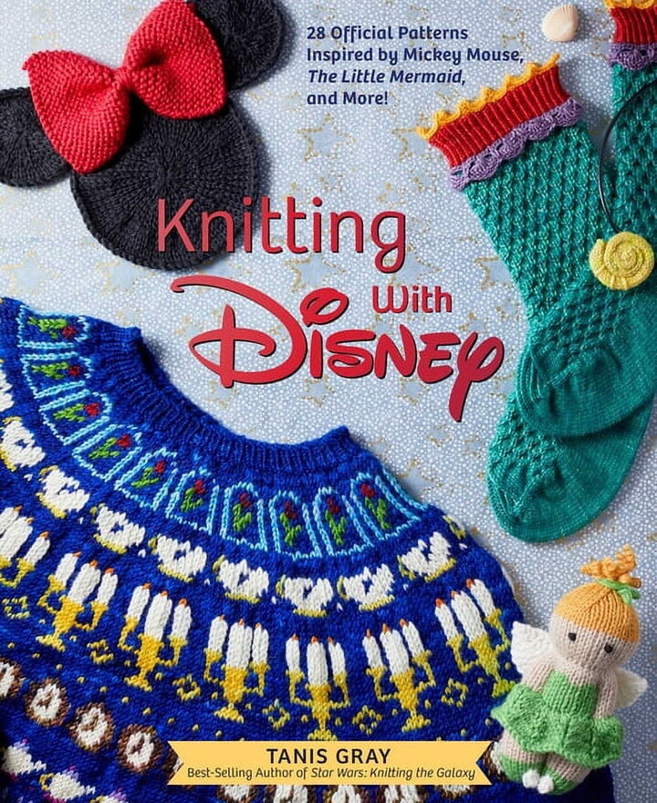 Disney Knitting with Disney: 28 Official Patterns Inspired by Mickey Mouse, the Little Mermaid, and More! (Disney Craft Books, , (Hardcover)