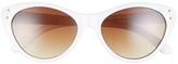 Thumbnail for your product : BP Women's 55Mm Studded Cat Eye Sunglasses - Ivory