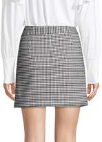 Thumbnail for your product : Robert Rodriguez Lexy Mini Check A-Line Skirt