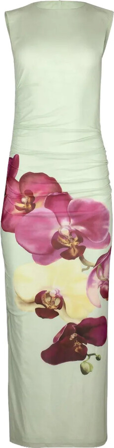 Aston Studio Ariel floral midi dress